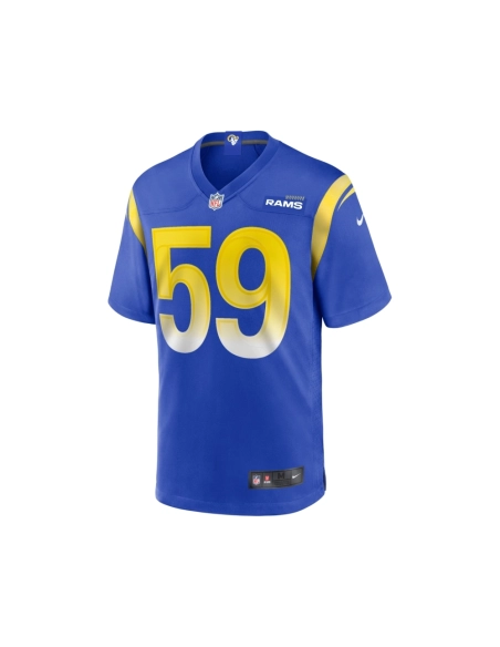 Mens Los Angeles Rams London Fletcher Royal Game Retired Player Jersey