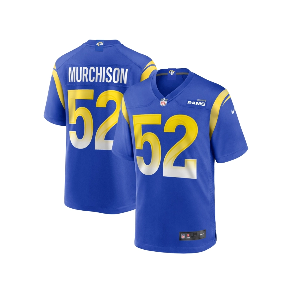 Mens Los Angeles Rams Larrell Murchison Royal Team Game Jersey