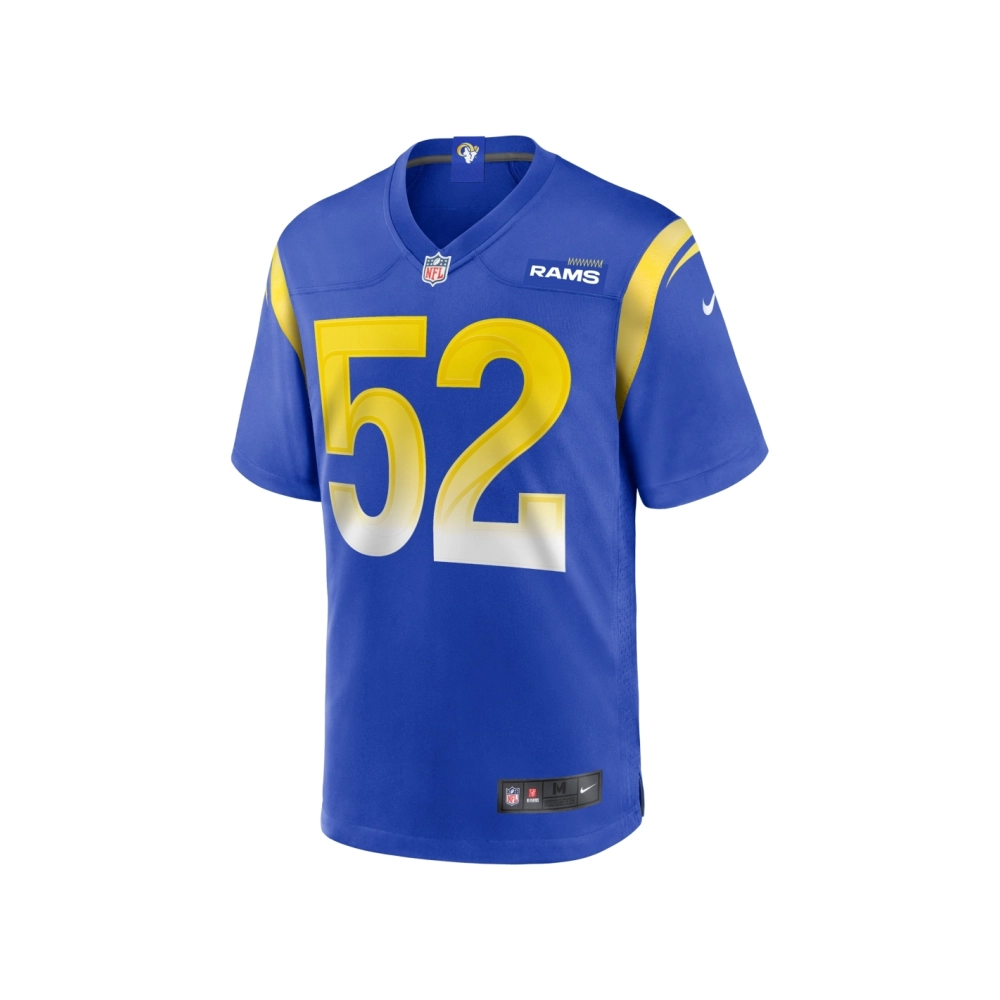 Mens Los Angeles Rams Larrell Murchison Royal Team Game Jersey