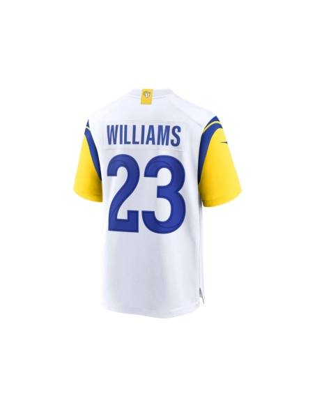 Mens Los Angeles Rams Kyren Williams White Game Jersey