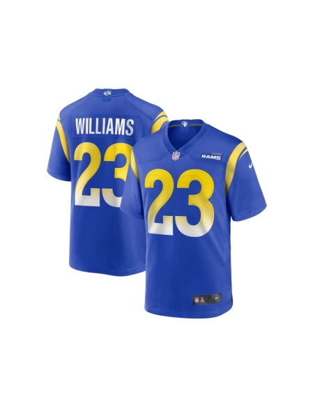 Mens Los Angeles Rams Kyren Williams Royal Game Player Jersey
