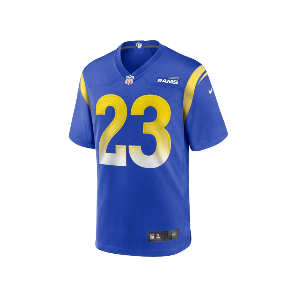 Mens Los Angeles Rams Kyren Williams Royal Game Player Jersey