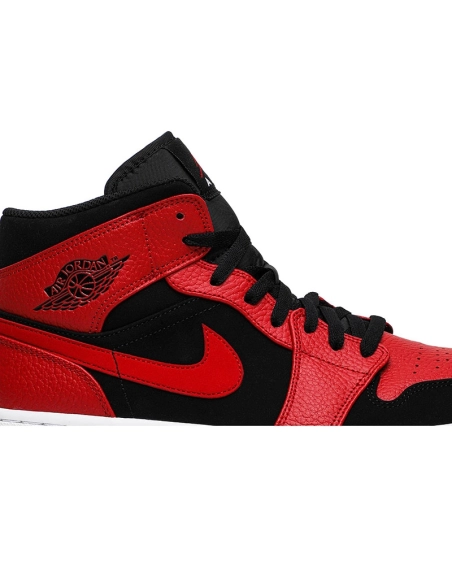 AIR JORDAN 1 MID BRED 554724 054,AIR JORDAN 1 MID,Air Jordan