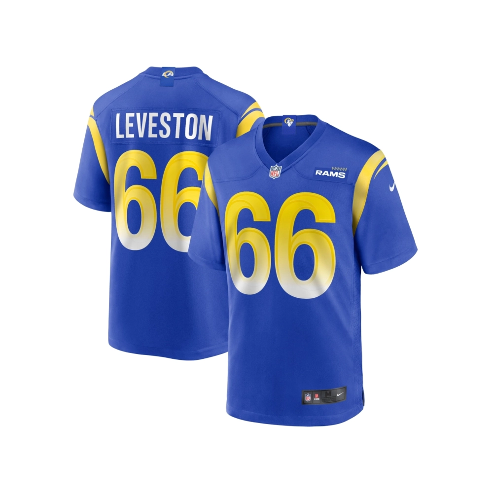 Mens Los Angeles Rams KT Leveston Royal Team Game Jersey