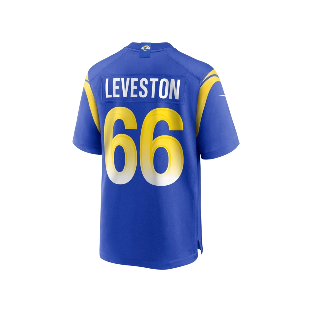 Mens Los Angeles Rams KT Leveston Royal Team Game Jersey