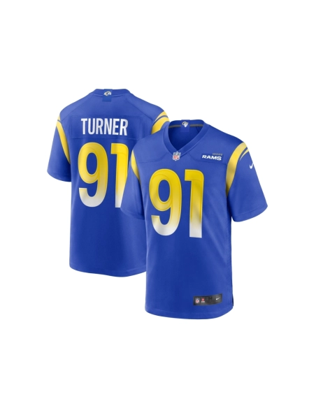 Mens Los Angeles Rams Kobie Turner Royal Home Game Jersey
