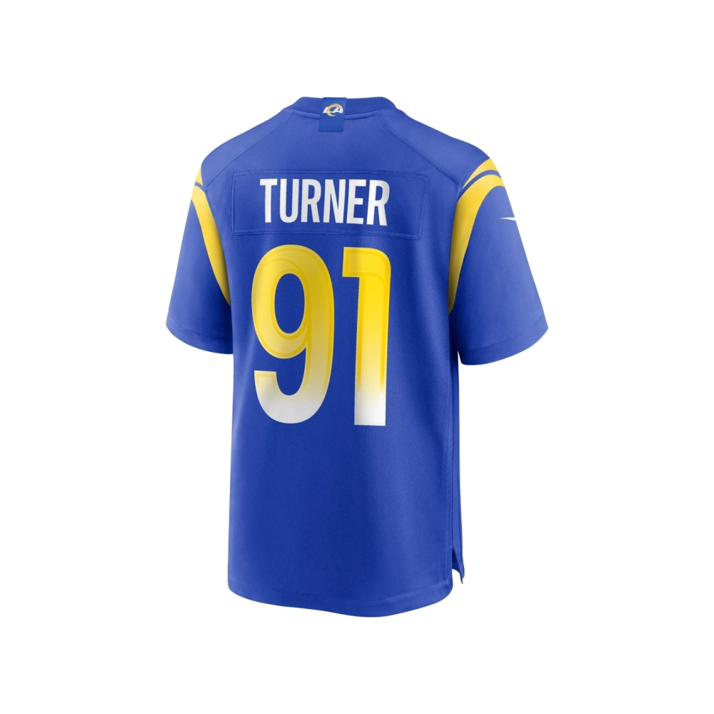 Mens Los Angeles Rams Kobie Turner Royal Home Game Jersey
