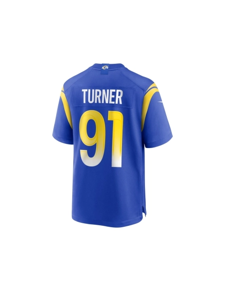 Mens Los Angeles Rams Kobie Turner Royal Home Game Jersey