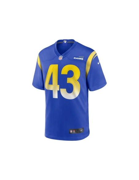 Mens Los Angeles Rams Joshua Karty Royal Team Game Jersey