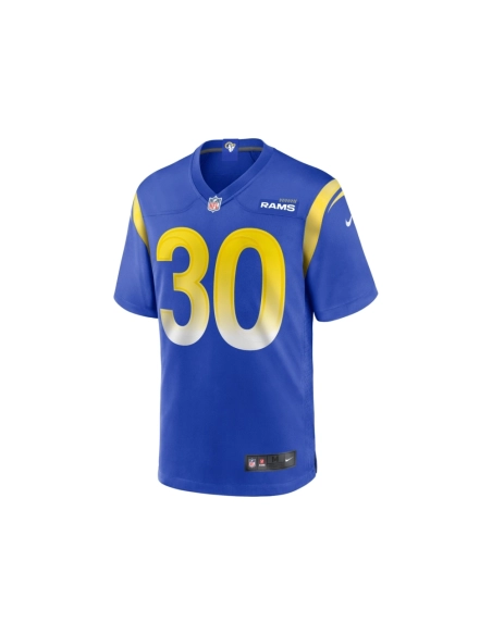 Mens Los Angeles Rams Josh Wallace Royal Game Jersey