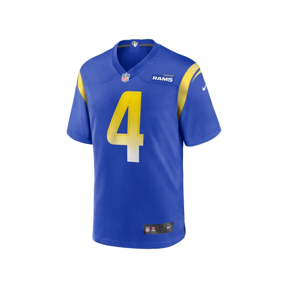 Mens Los Angeles Rams Jordan Fuller Royal Game Player Jersey