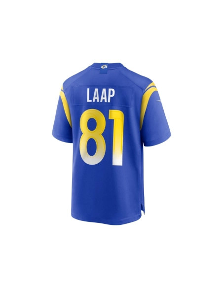 Mens Los Angeles Rams JJ Laap Royal Game Jersey