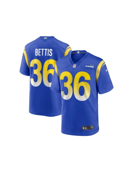 Mens Los Angeles Rams Jerome Bettis Royal Game Retired Player Jersey