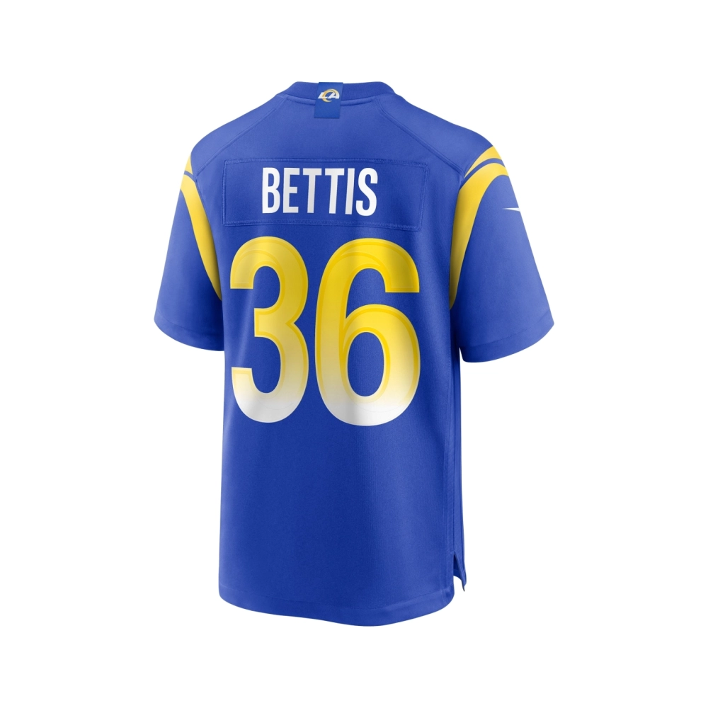Mens Los Angeles Rams Jerome Bettis Royal Game Retired Player Jersey
