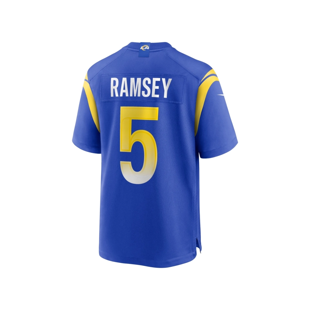 Mens Los Angeles Rams Jalen Ramsey Royal Player Game Jersey