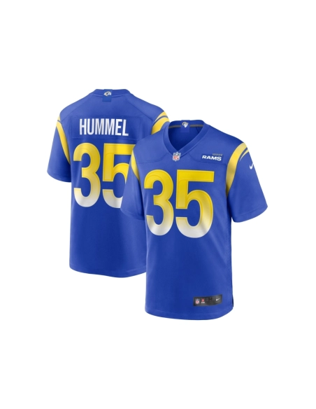 Mens Los Angeles Rams Jake Hummel Royal Game Player Jersey