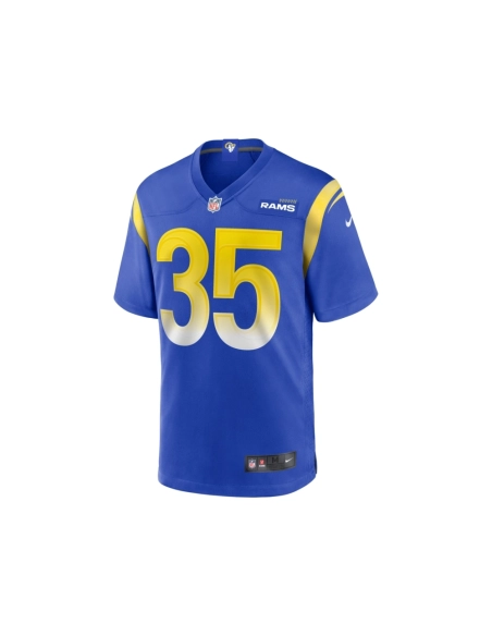 Mens Los Angeles Rams Jake Hummel Royal Game Player Jersey
