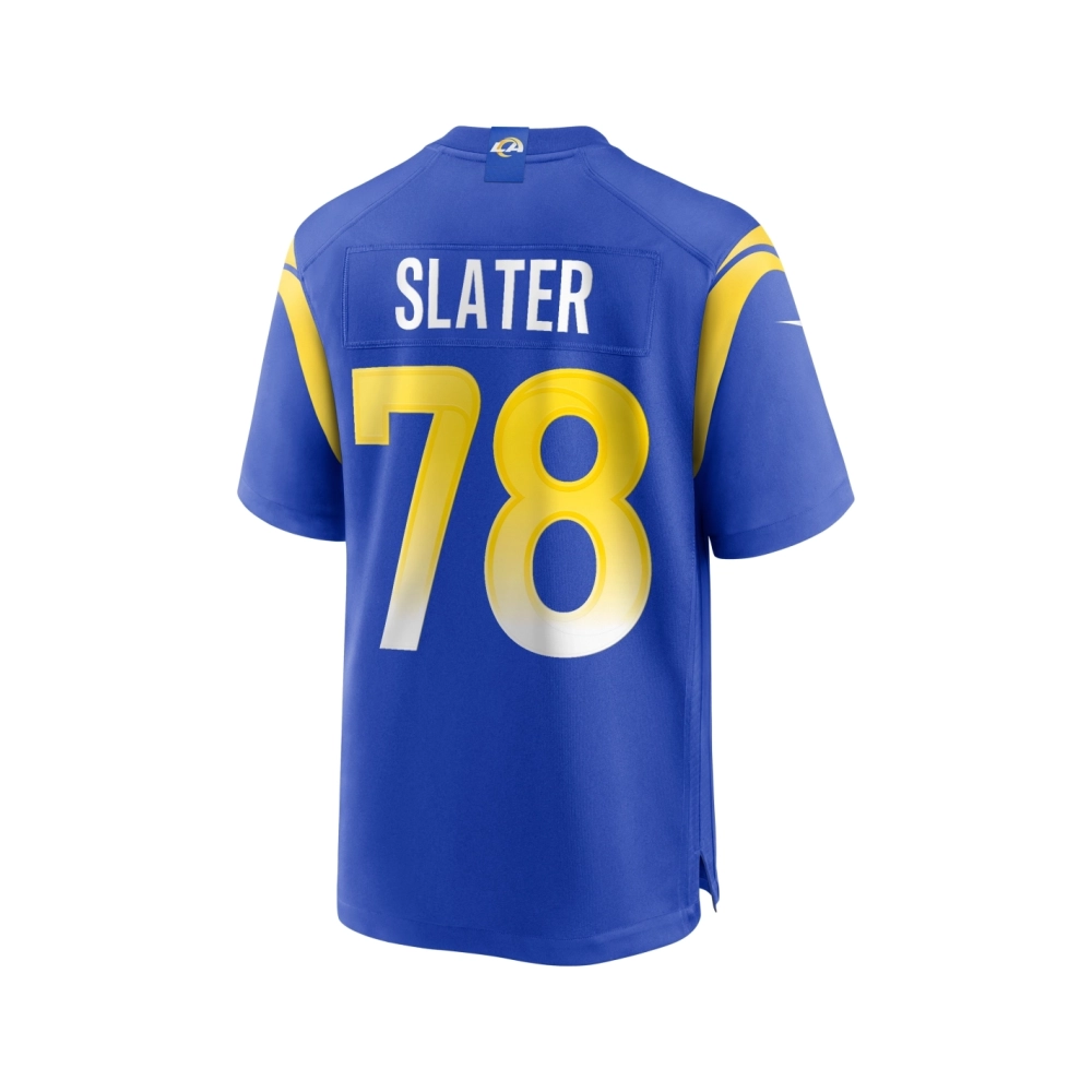 Mens Los Angeles Rams Jackie Slater Royal Game Retired Player Jersey