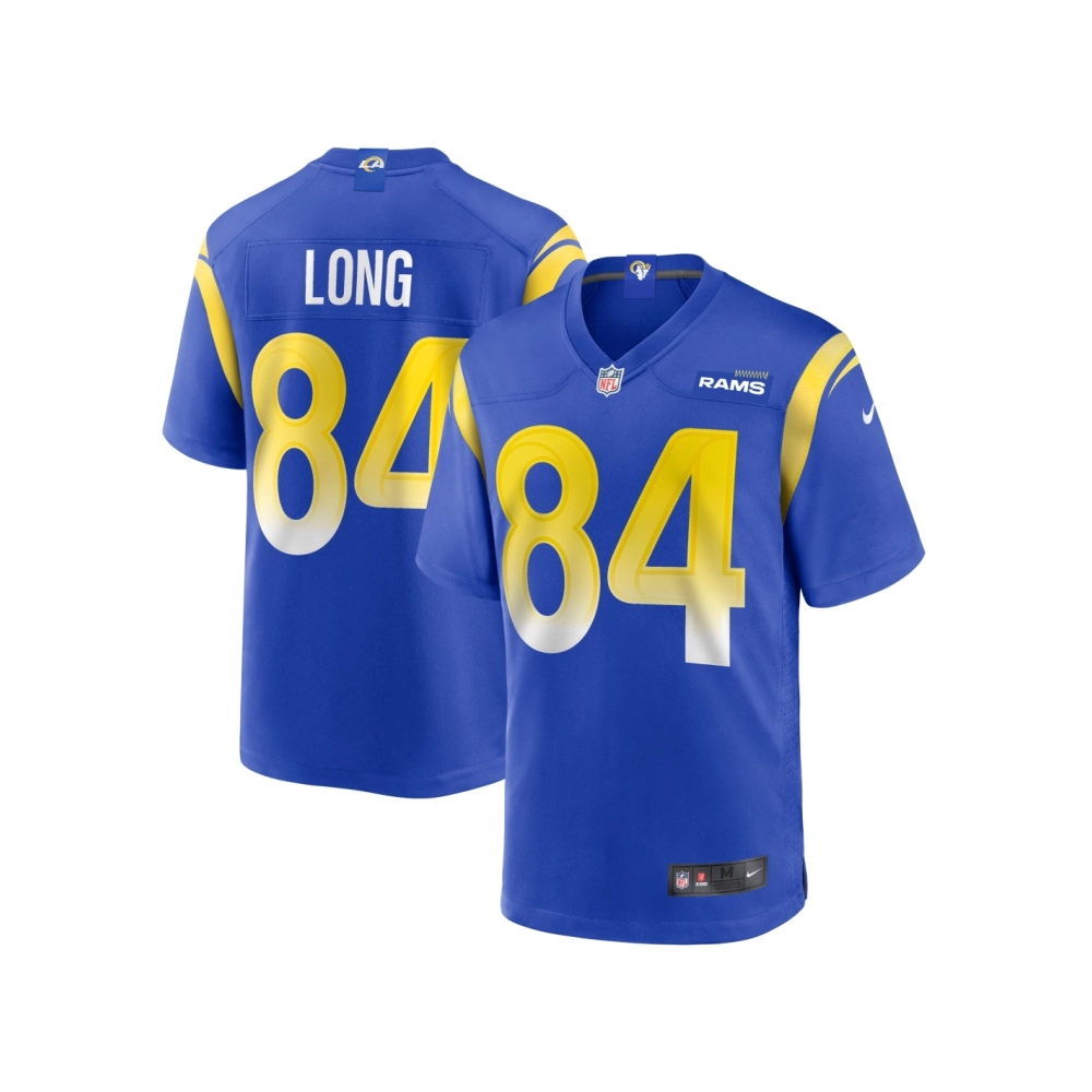 Mens Los Angeles Rams Hunter Long Royal Home Game Jersey