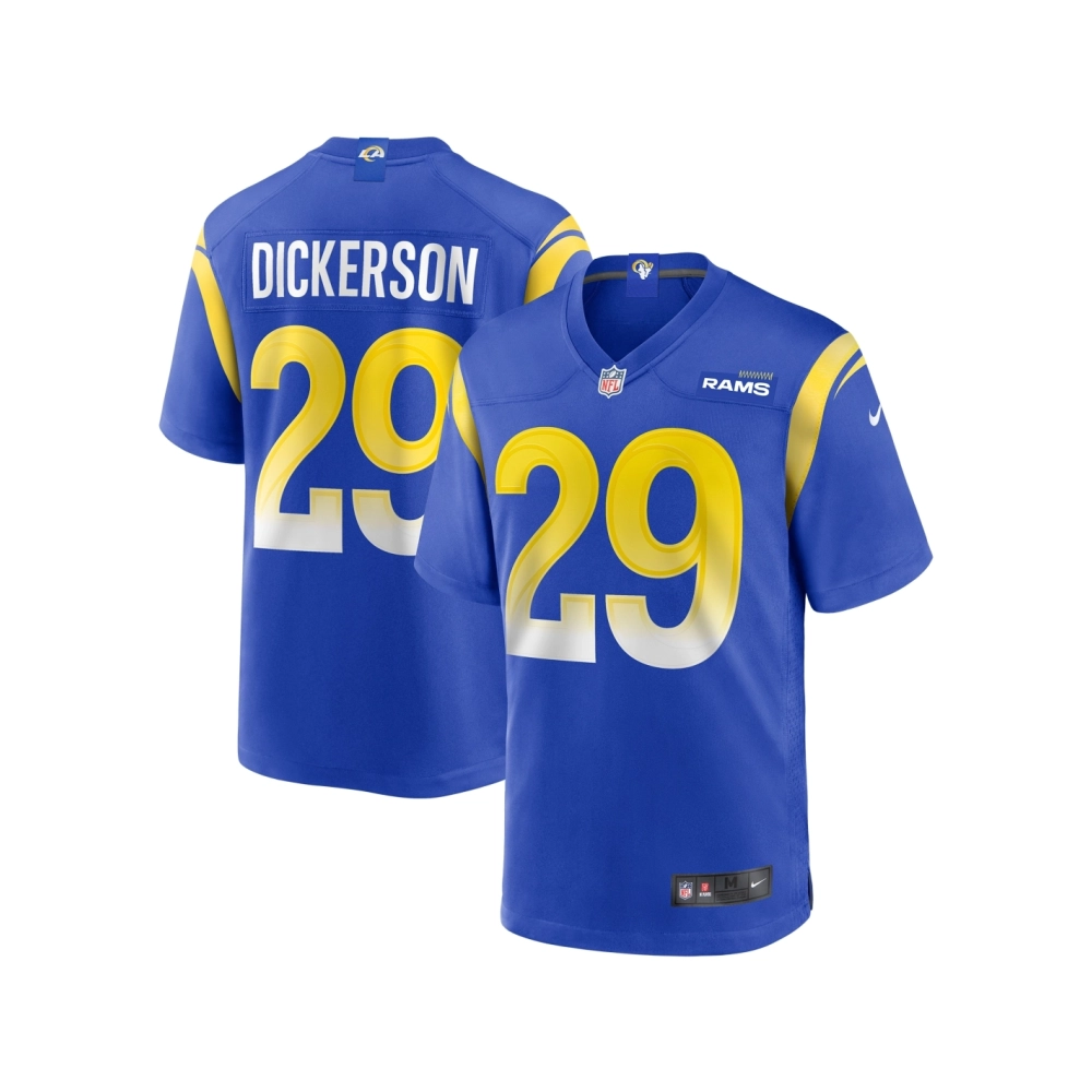 Mens Los Angeles Rams Eric Dickerson Royal Game Retired Player Jersey