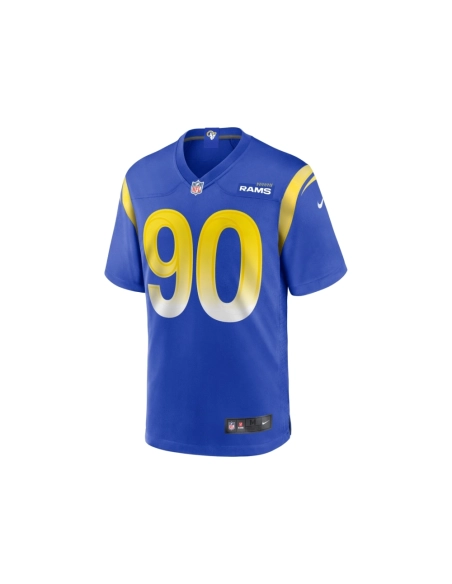 Mens Los Angeles Rams Earnest Brown IV Royal Team Game Jersey