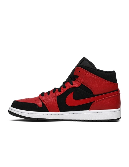AIR JORDAN 1 MID BRED 554724 054,AIR JORDAN 1 MID,Air Jordan