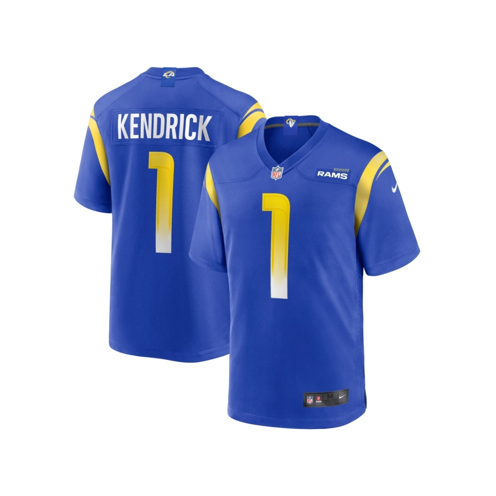Mens Los Angeles Rams Derion Kendrick Royal Home Game Jersey