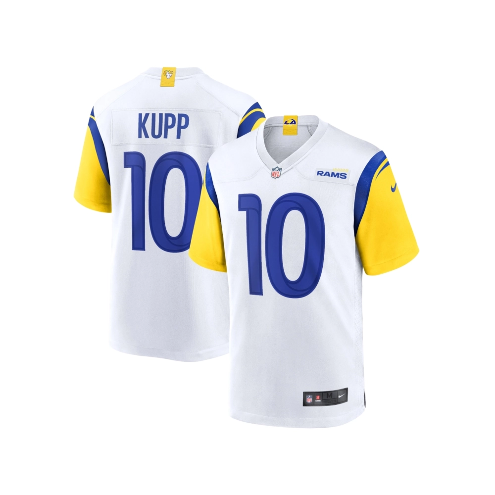 Mens Los Angeles Rams Cooper Kupp White Alternate Player Game Jersey