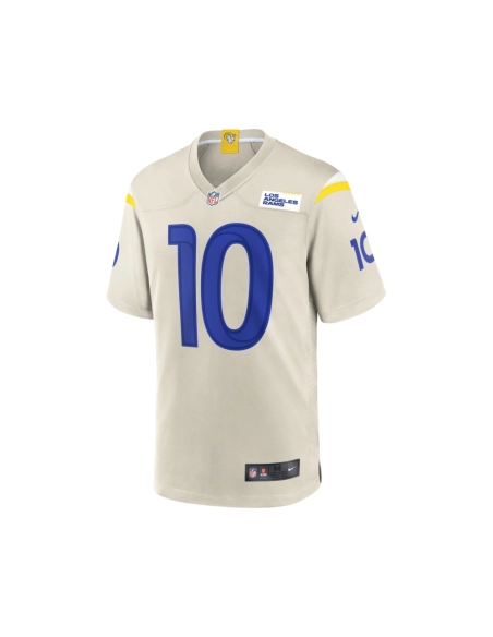 Mens Los Angeles Rams Cooper Kupp Bone Player Game Jersey