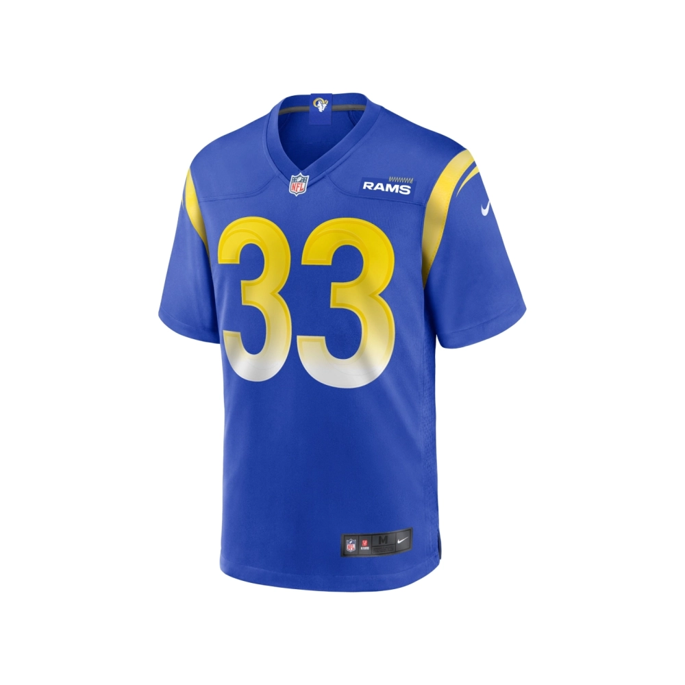 Mens Los Angeles Rams Cam Lampkin Royal Game Jersey