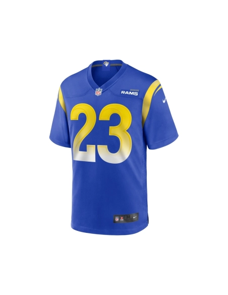 Mens Los Angeles Rams Cam Akers Royal Game Player Jersey