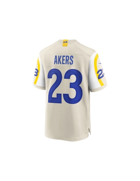 Mens Los Angeles Rams Cam Akers Bone Game Jersey