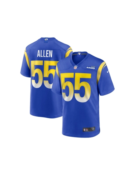 Mens Los Angeles Rams Brian Allen Royal Game Jersey