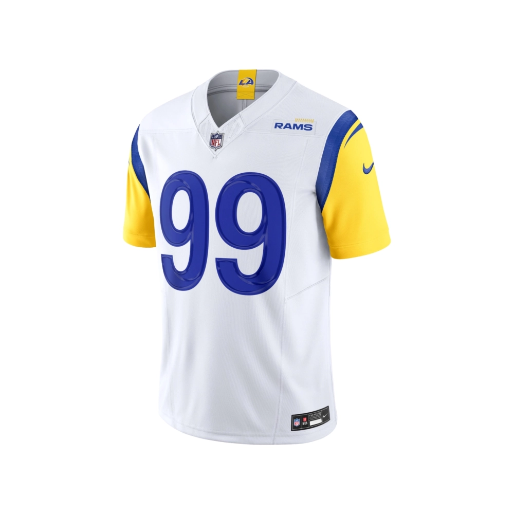 Mens Los Angeles Rams Aaron Donald White Vapor F.U.S.E. Limited Jersey