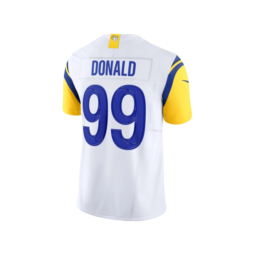 Mens Los Angeles Rams Aaron Donald White Vapor F.U.S.E. Limited Jersey