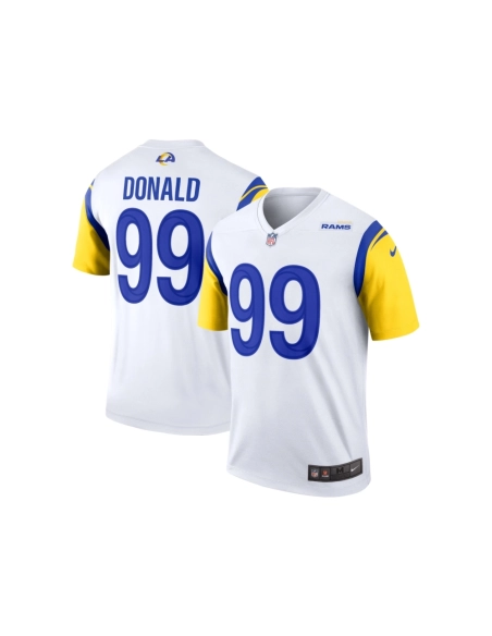 Mens Los Angeles Rams Aaron Donald White Legend Jersey