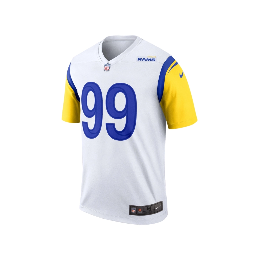Mens Los Angeles Rams Aaron Donald White Legend Jersey
