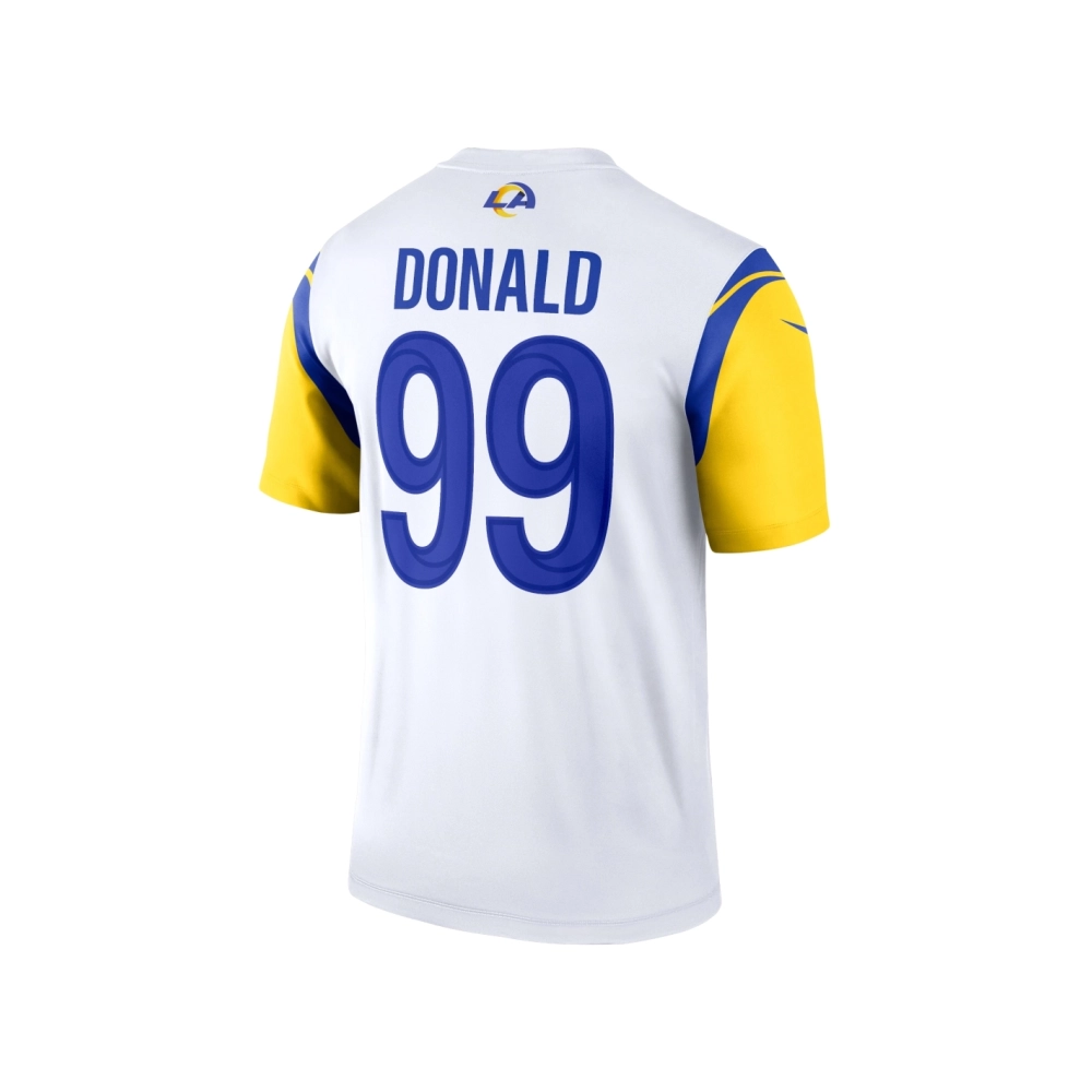 Mens Los Angeles Rams Aaron Donald White Legend Jersey