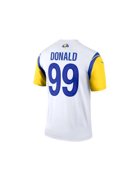 Mens Los Angeles Rams Aaron Donald White Legend Jersey