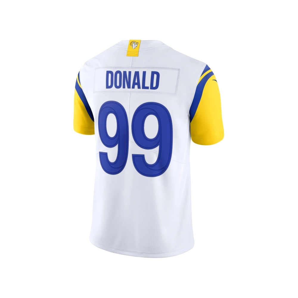 Mens Los Angeles Rams Aaron Donald White Alternate Vapor Limited Jersey