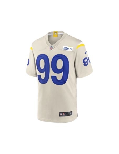 Mens Los Angeles Rams Aaron Donald Bone Game Jersey