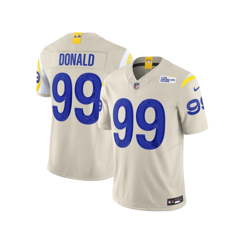 Mens Los Angeles Rams Aaron Donald Bone Alternate Vapor F.U.S.E. Limited Jersey
