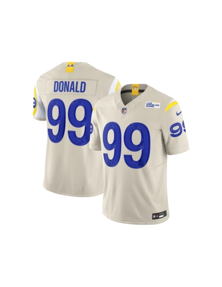Mens Los Angeles Rams Aaron Donald Bone Alternate Vapor F.U.S.E. Limited Jersey