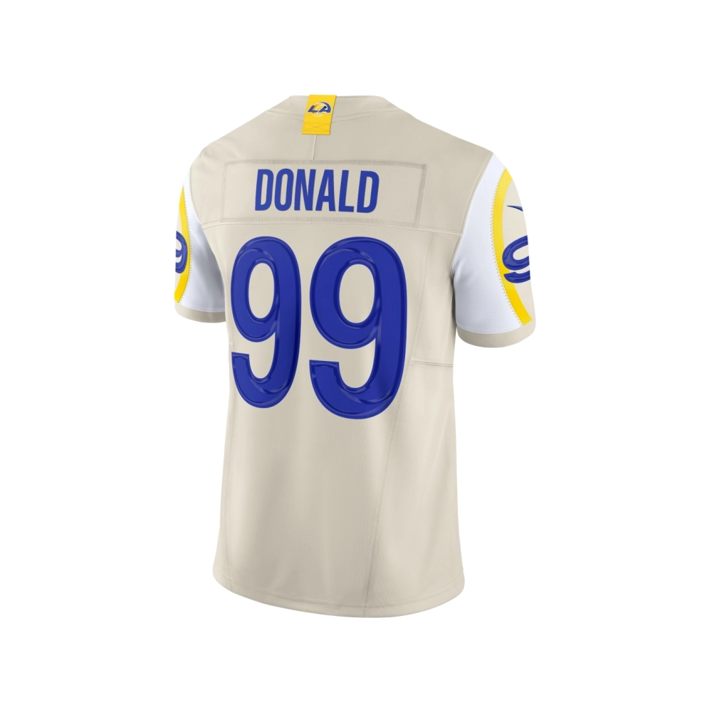 Mens Los Angeles Rams Aaron Donald Bone Alternate Vapor F.U.S.E. Limited Jersey