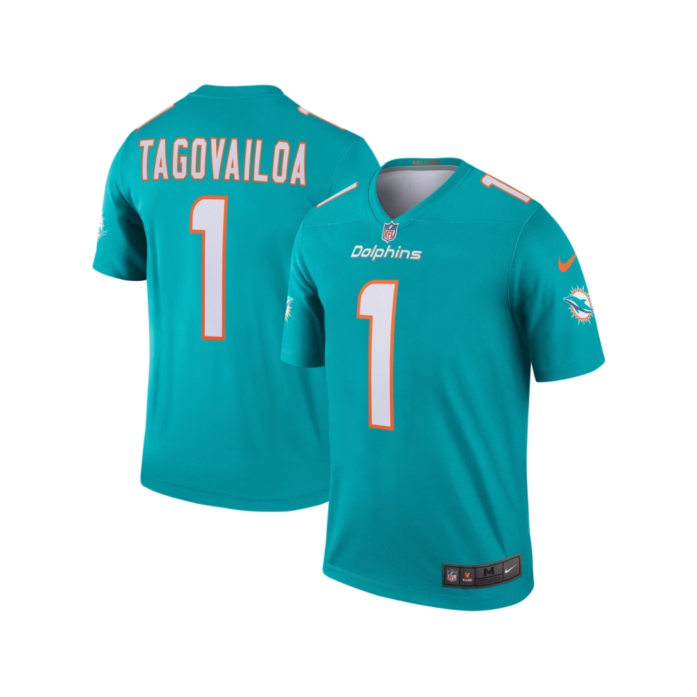 Mens Miami Dolphins Tua Tagovailoa Aqua Legend Jersey