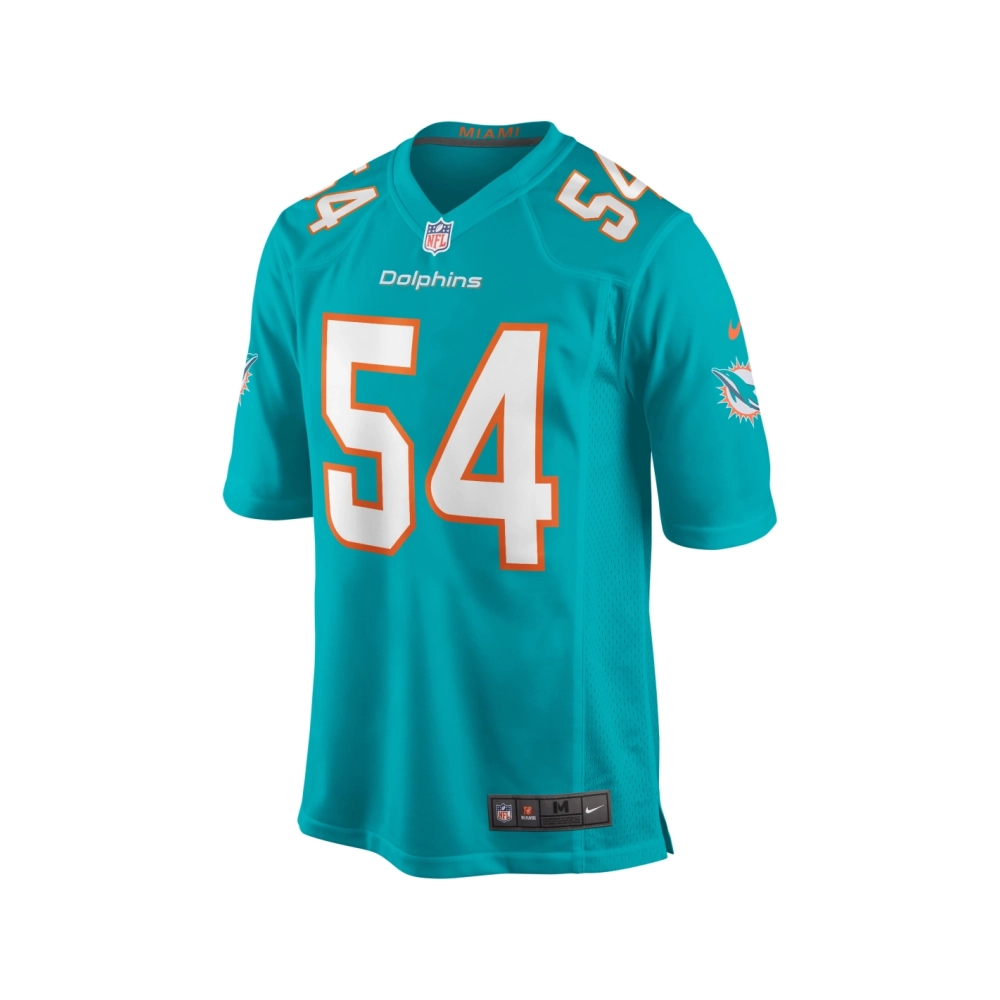 Mens Miami Dolphins Zach Thomas Aqua Game Retired Player Jersey