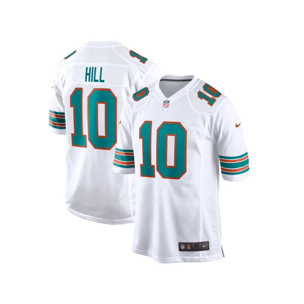 Mens Miami Dolphins Tyreek Hill White Alternate Game Jersey