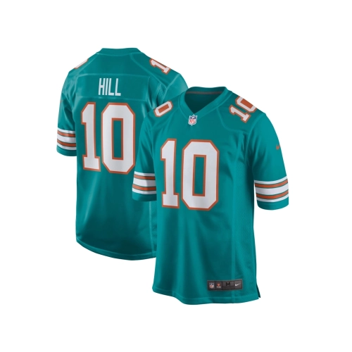 Mens Miami Dolphins Tyreek Hill Aqua Alternate Game Jersey
