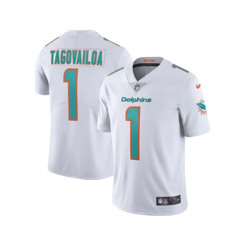 Mens Miami Dolphins Tua Tagovailoa White Vapor Limited Jersey