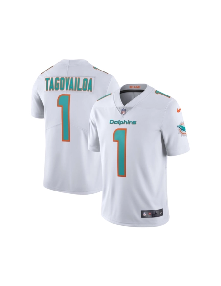 Mens Miami Dolphins Tua Tagovailoa White Vapor Limited Jersey